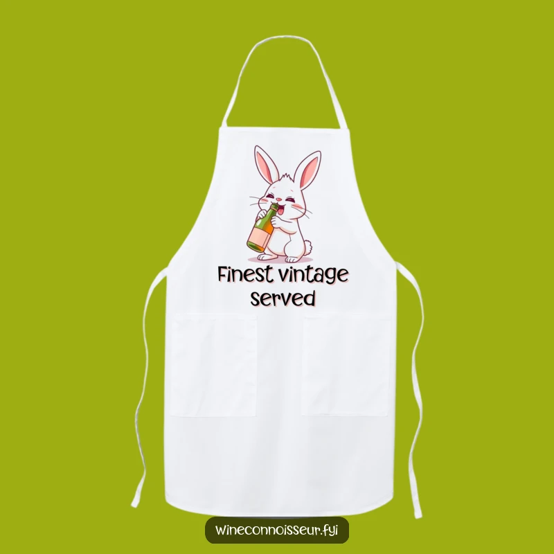 Funny Determined Rabbit Apron - Kitchen Party Humor