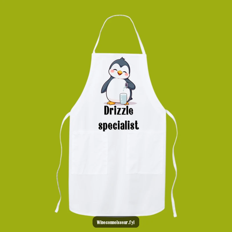 Funny Giggling Penguin Apron - Tiny Pour Bird Kitchen Gift