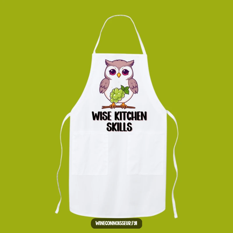 Funny Proud Owl Apron - Grape Beak Balancing Kitchen Gift