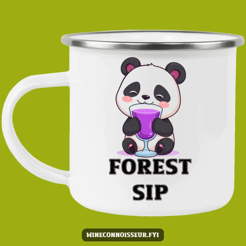 Funny Panda Camping Mug: Adventure Fuelled by Hilarious Relaxation!