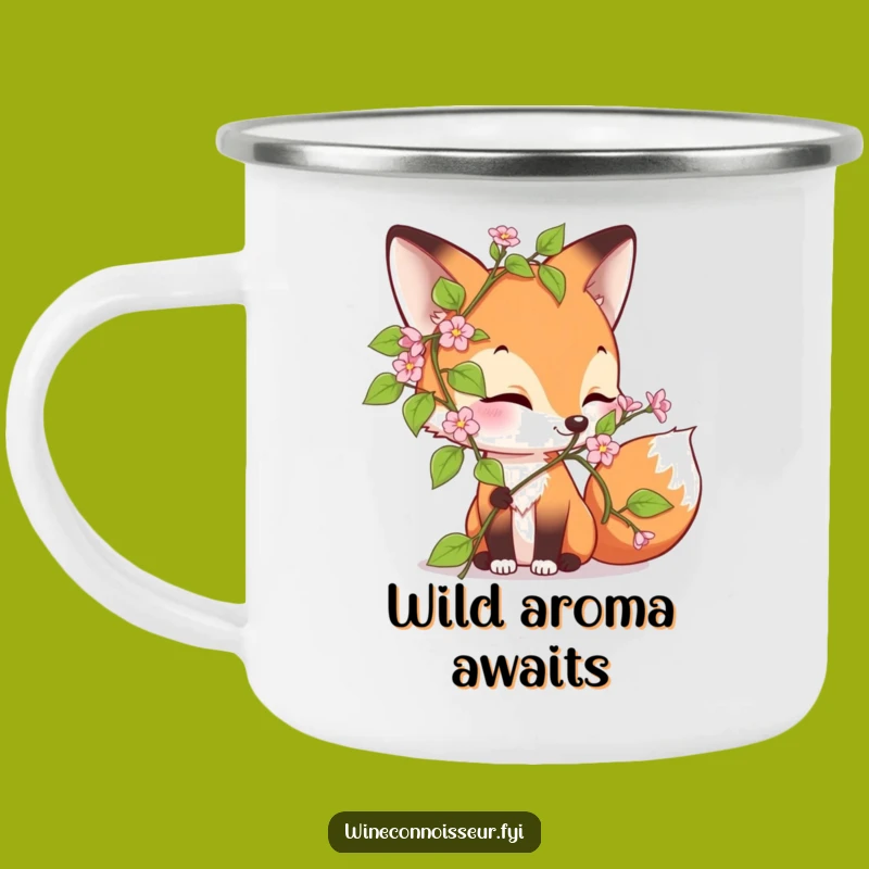 Funny Fox Vine Delight Camping Mug - Outdoorsy Humor for Nature’s Explorers