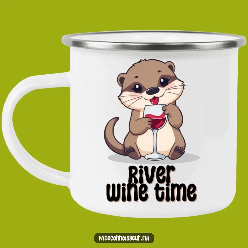 Funny Otter Camp Mug: Sip Your Adventure with Playful Cheer