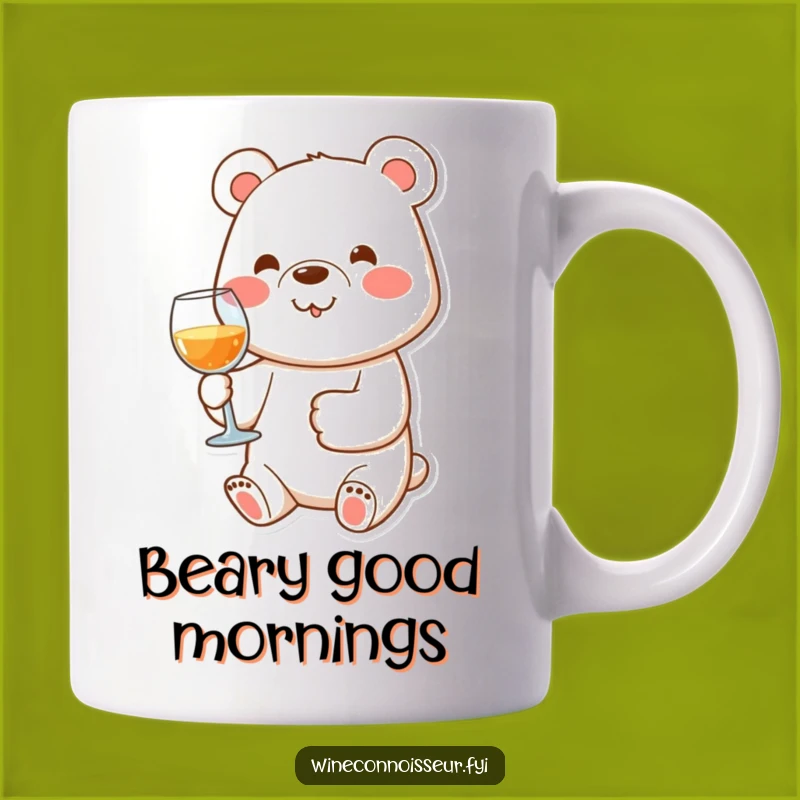 Funny Bear Wine Lover Mug: Cheers to Good Times and Great Gifts!