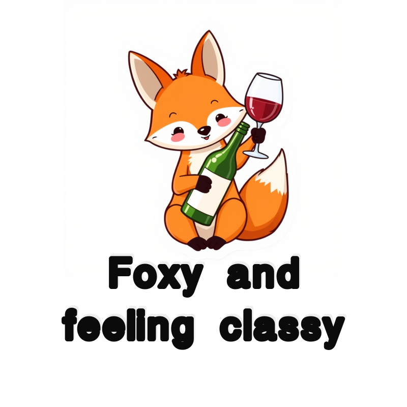 Sip Sip Hooray Fox Wine Mug 