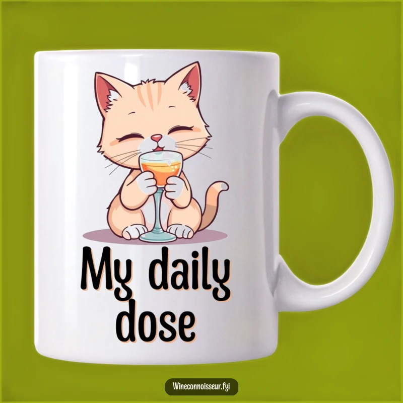 Funny Cat Goblet Mug: Elegant Sipping Humor Gift for Feline Fans