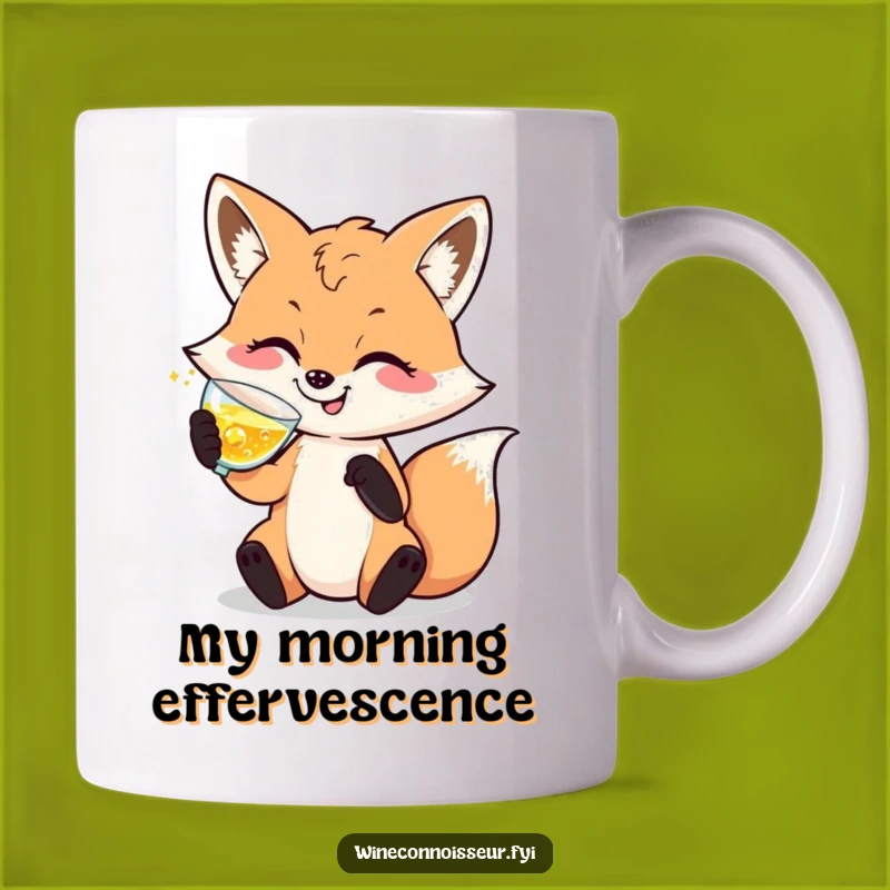Funny Fox Mug: Sophisticated Character, Perfect Humorous Gift for Connoisseurs