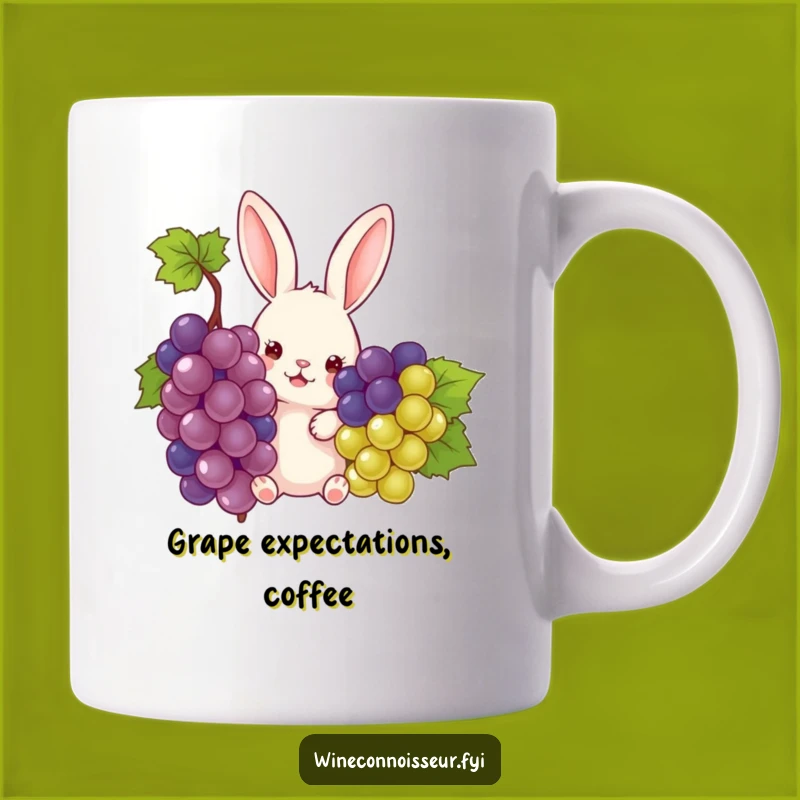 Funny Rabbit Grape Peek Mug: A Hilarious Gift for Animal Lovers