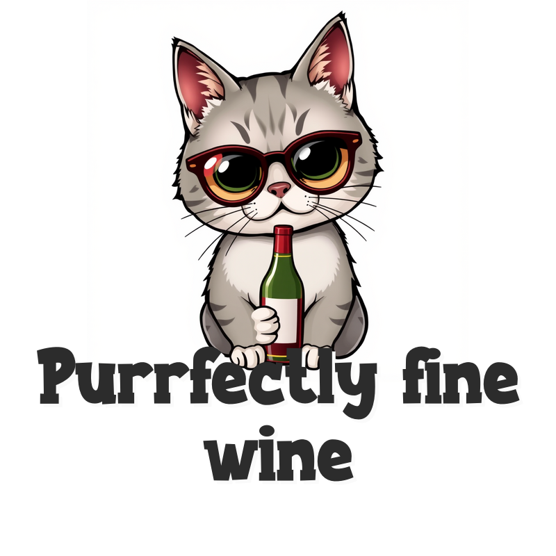 Happy Cat Enjoying Wine Mug