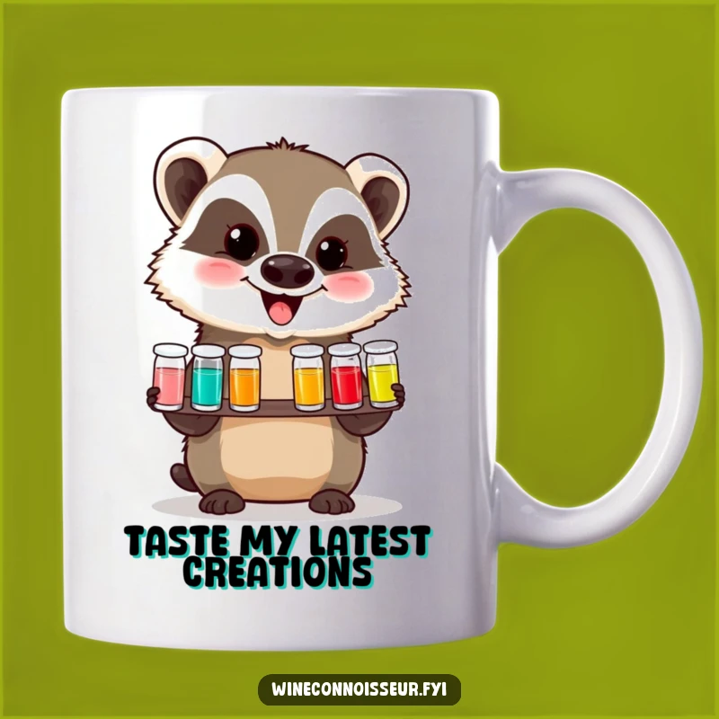 Funny Badger Tasting Flight Mug: A Delightful Brew Gift for Gifting
