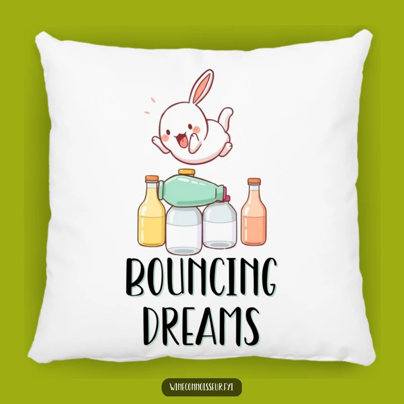 Funny Rabbit Somersault Pillow - Soft Comfort with Energetic Flair
