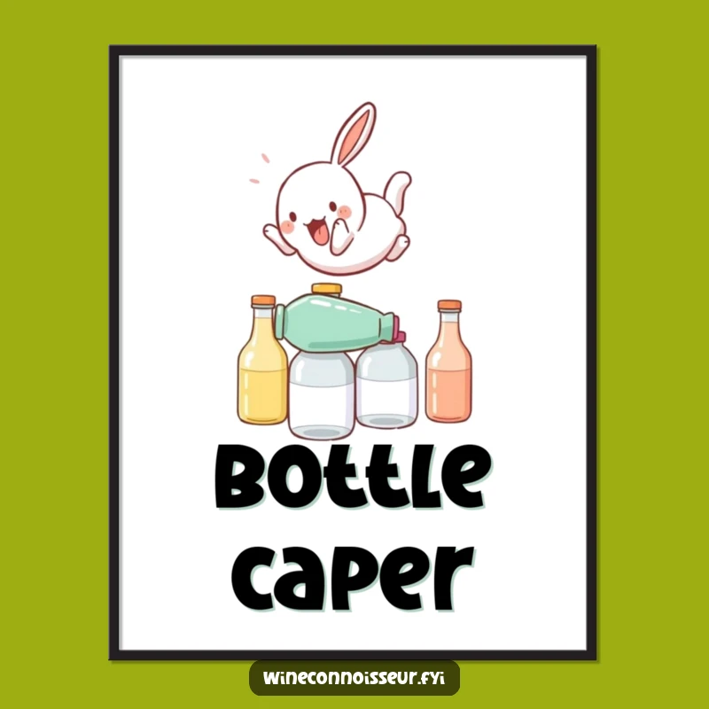 Funny Rabbit Somersault Digital Art - Instant Download for Energetic Decor