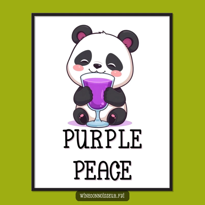 Funny Panda Digital Art: Instant Calm for Your Walls!