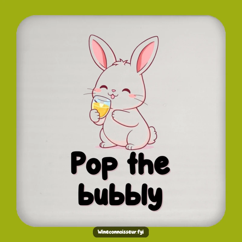 Funny Kawaii Rabbit Coasters: Protect Surfaces with Adorable Style