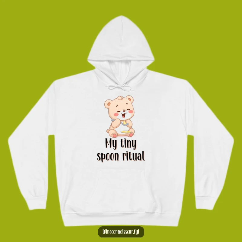 Cozy Funny Giggling Bear Cub Hoodie - Warm Humor Wear