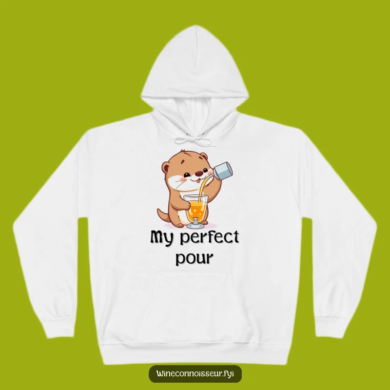 Cozy Funny Playful Otter Hoodie - Smooth Spirit Humor
