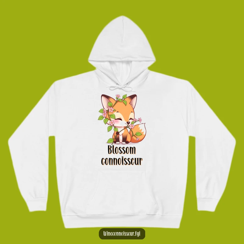 Funny Fox Vine Delight Hoodie - Cozy Comfort for Nature's Enthusiasts
