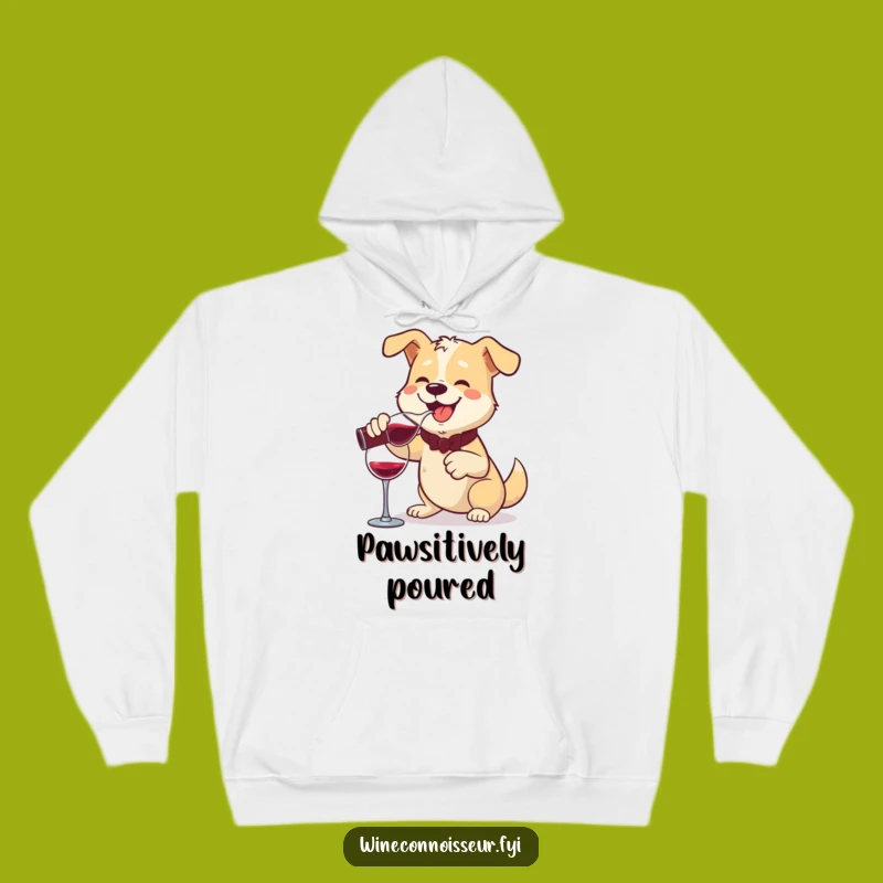 Funny Dog Wine Decanter Hoodie: Cozy Pouring Comfort Gift