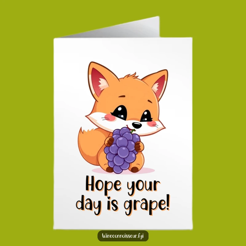 Free Printable Birthday Card: Fox's Grape Review, Hilarious Downloadable Gift