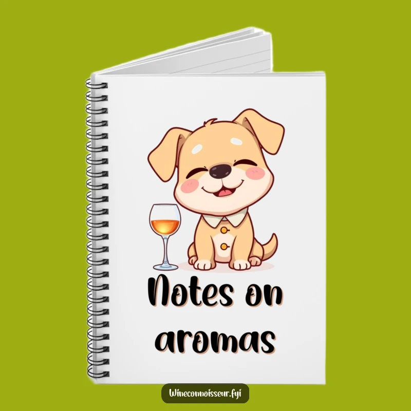 Funny Dog Sommelier Notebook: Happy Pup’s Notes, Great Funny Gift for Ideas