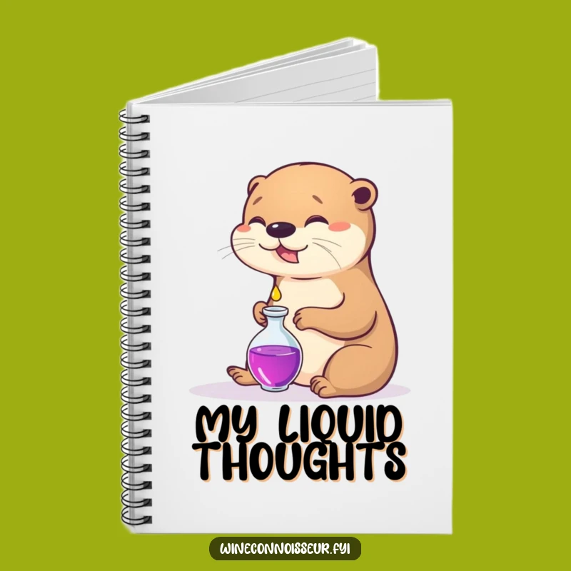 Funny Otter Decanter Notebook: Write with Whimsy! A Charming Funny Gift!
