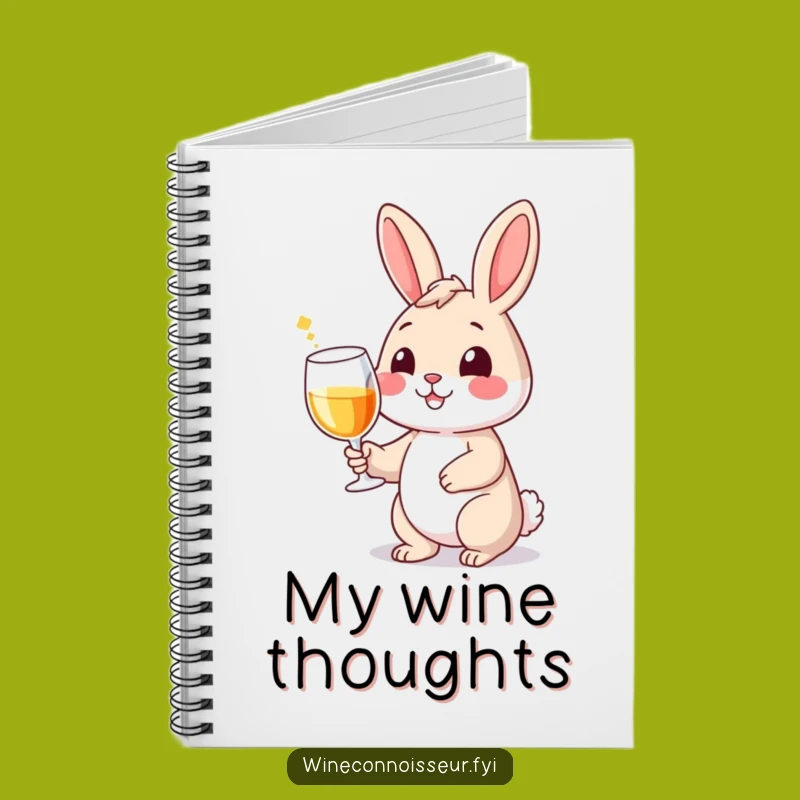 Funny Wine Rabbit Notebook: Jot Down Ideas with Bunny Flair!