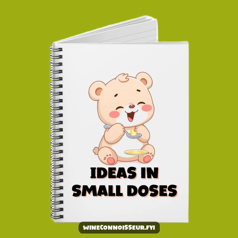 Funny Giggling Bear Cub Notebook - Journaling Humor