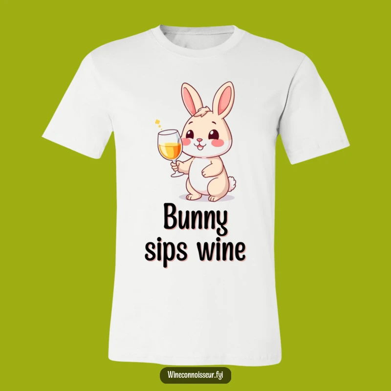 Funny Wine Rabbit T-Shirt: Hilarious Bunny Lover Tee!