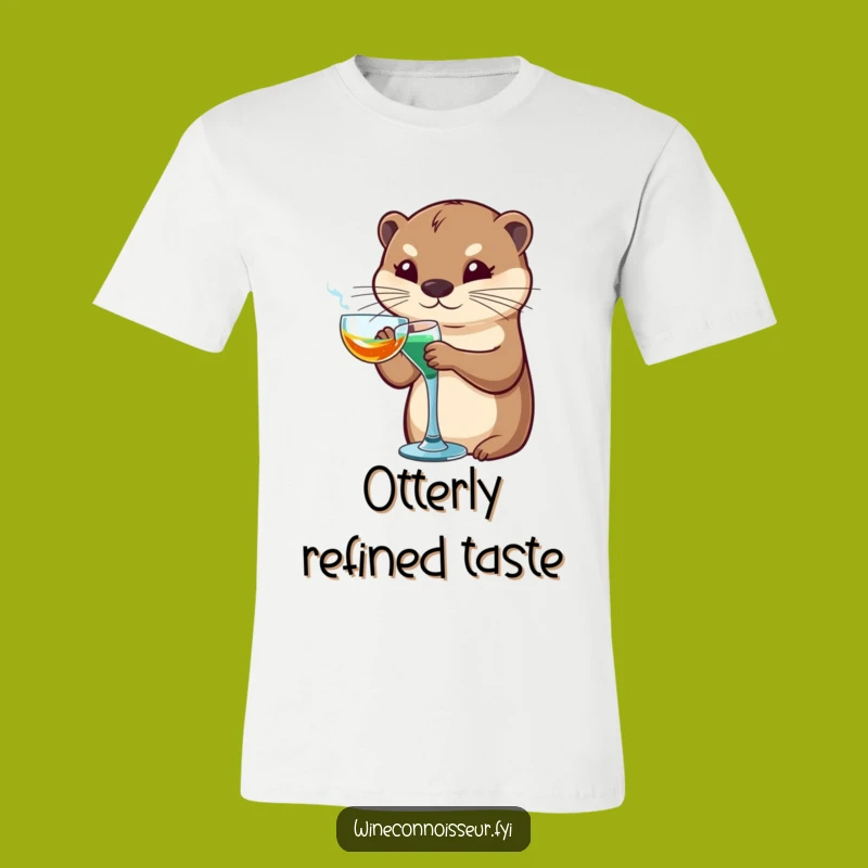 Funny Otter Swirling T-Shirt - Sophisticated Otter Tee, Gift