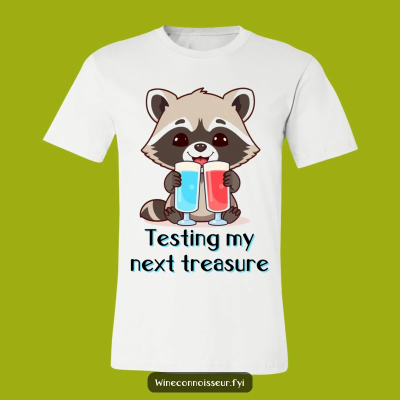 Funny Raccoon Chemist T-Shirt: Science Humor Gift for Enthusiasts