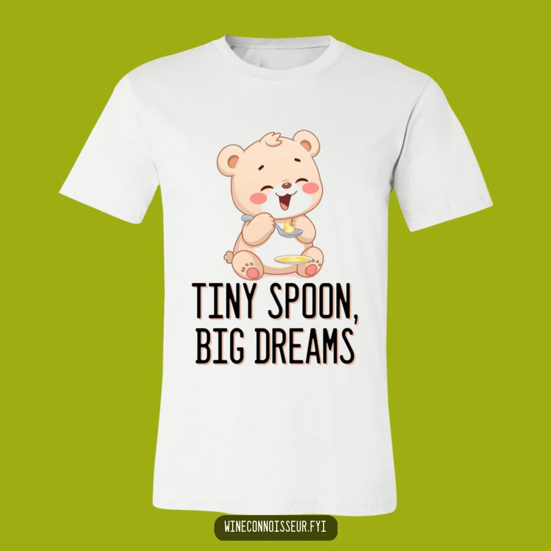 Funny Giggling Bear Cub T-Shirt - Playful Humor Graphic Tee