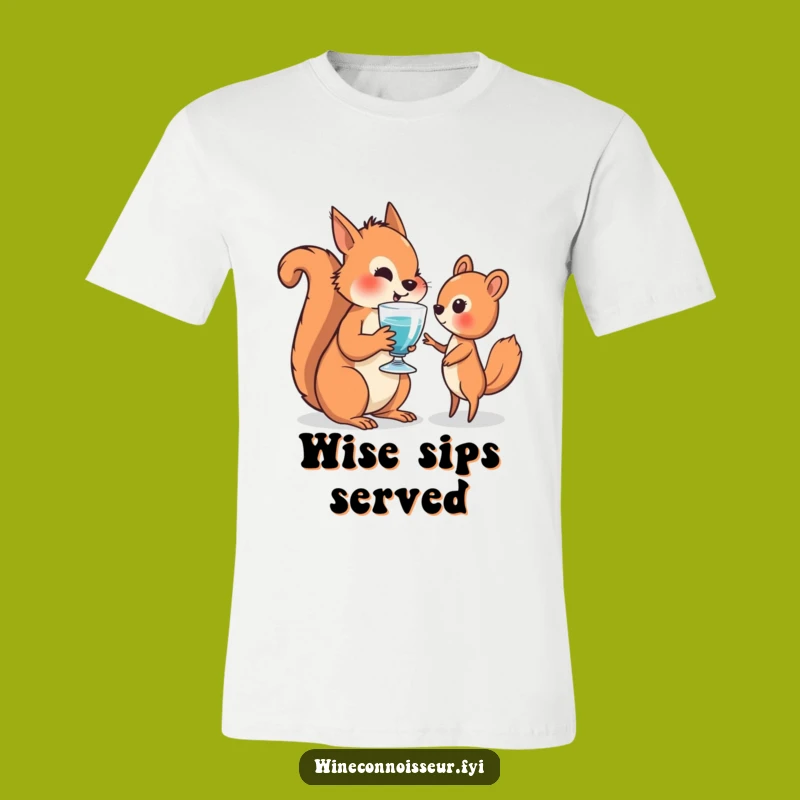 Funny Wise Squirrel Sharing T-Shirt: Kindness is Cool, Great Funny Gift