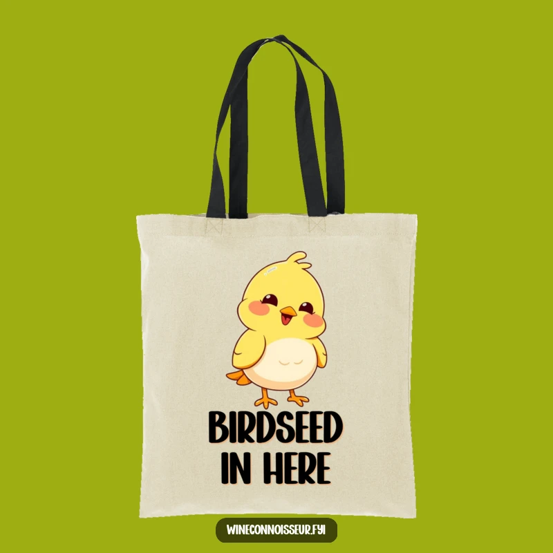 Funny Bird Nodding Tote Bag: Carry Joyful Thoughts in Style