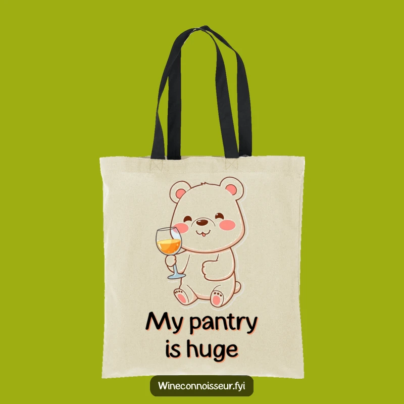 Funny Bear Wine Carrier Tote: Your Go-To Bag for Happy Outings