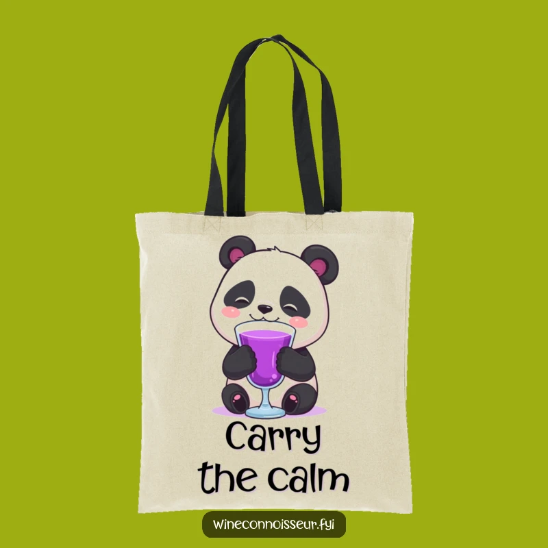 Funny Panda Tote Bag: Carry Your Chill Vibes Hilariously!