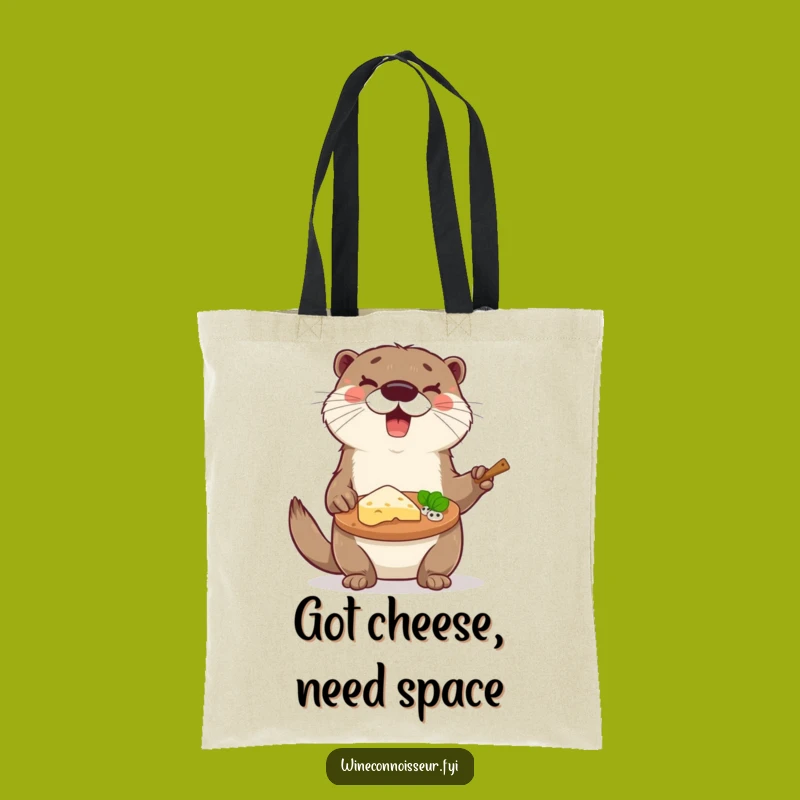 Funny Otter Cheese Platter Tote Bag - Stylish & Hilarious Gift